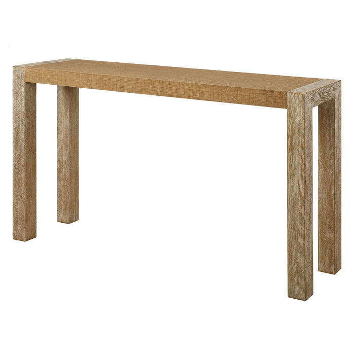 Bentley - Grasscloth Console Table