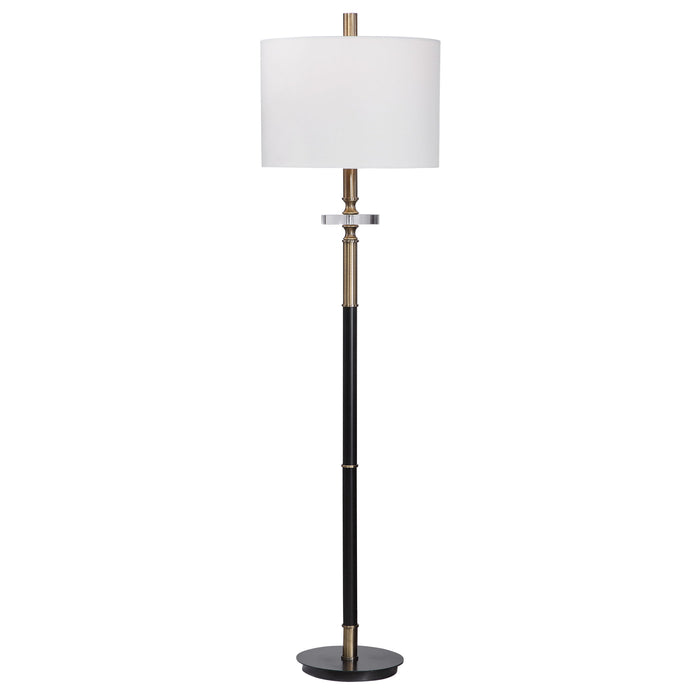 Maud - Floor Lamp - Aged Black