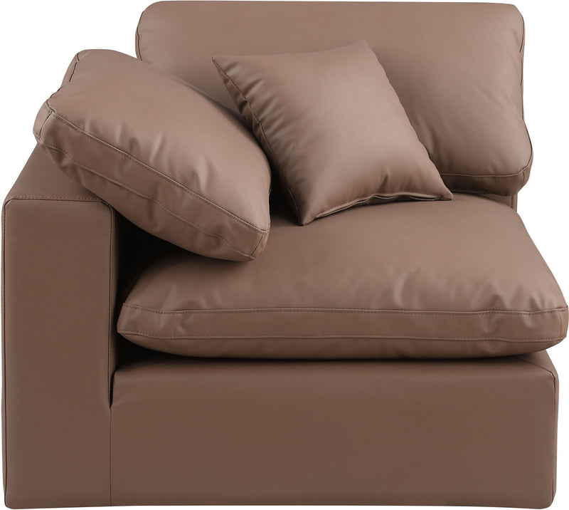 Comfy - Faux Leather Corner Chair