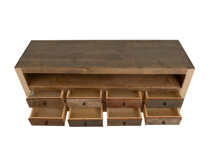 Antique - TV Stand / Wall Unit - Multicolor