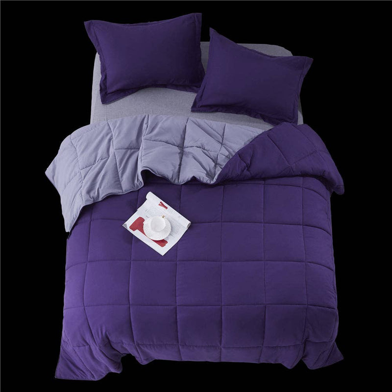 3 Piece All Season Lightweight Down Alternative Comforter Set