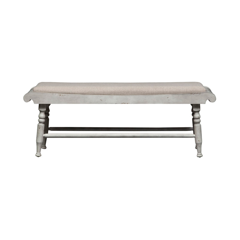 Whitney - Bench - Antique Linen / Weathered Gray