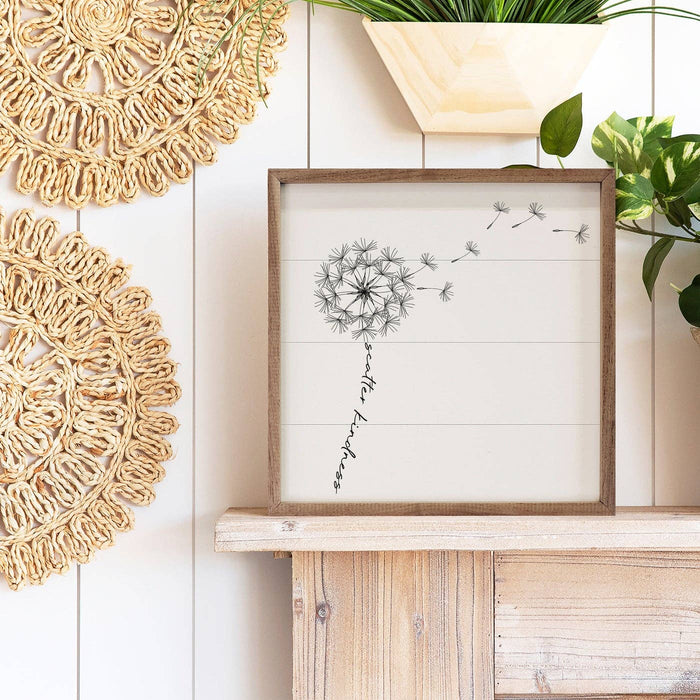 Scatter Kindness Dandelion White