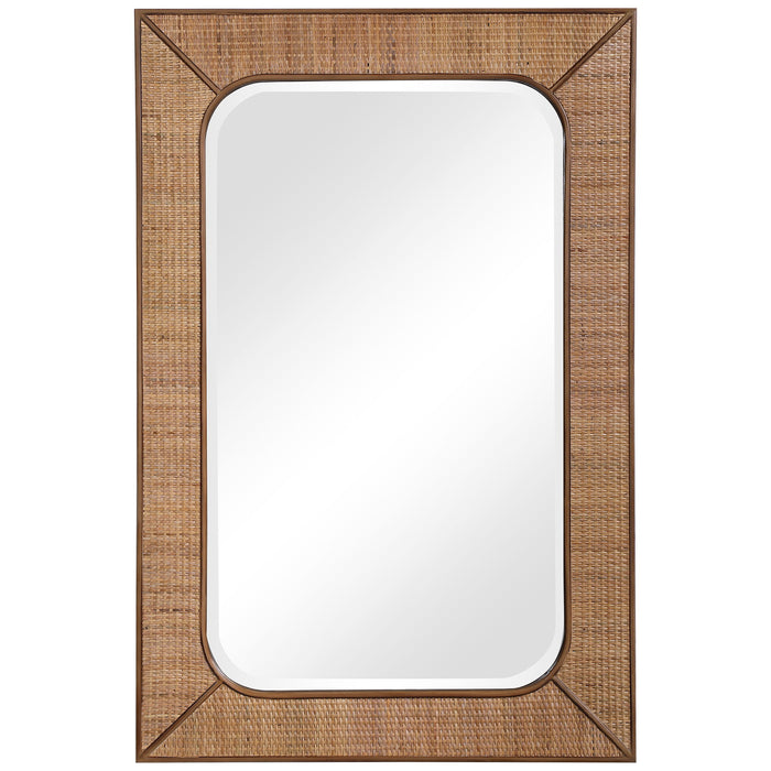 Tahiti - Rattan Mirror - Light Brown