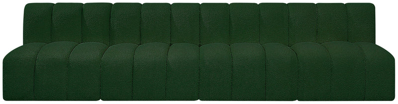Arc - Boucle Fabric 4 Seats Modular Sofa