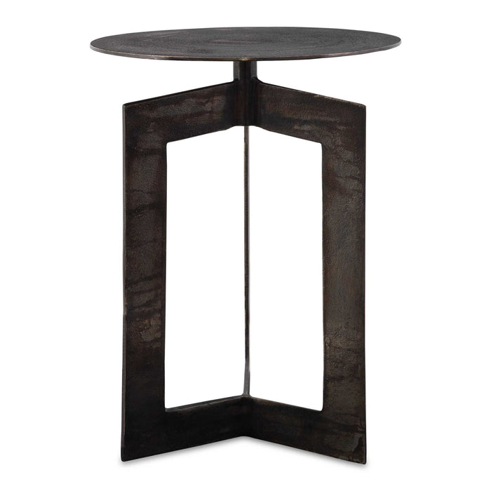 Deltoid - Accent Table - Gunmetal