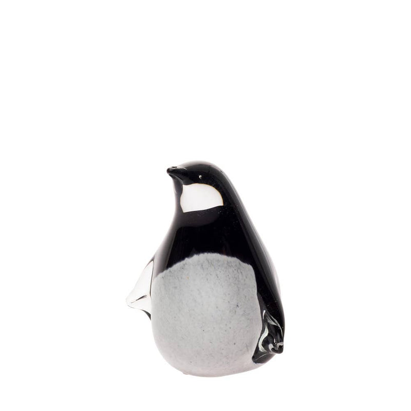 4.75" Tall Glass Penguin Christmas Decor