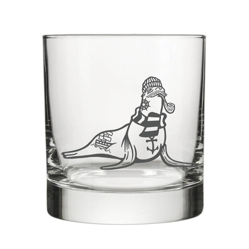 Rocks Glass | Sealion Glass | Coastal Glasses | Lighthouse