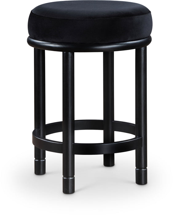 Monette - Counter Stool With Black Base
