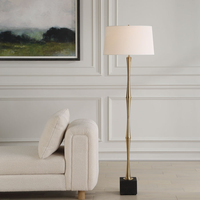 Shino - Antique Brass Floor Lamp