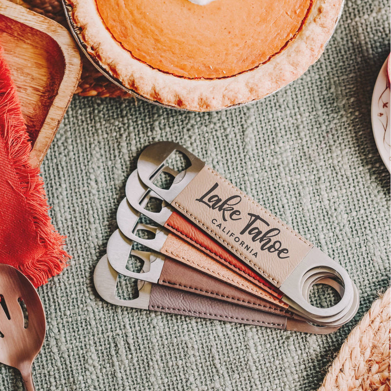 Table Rock Lake Name Bottle Opener - Leatherette