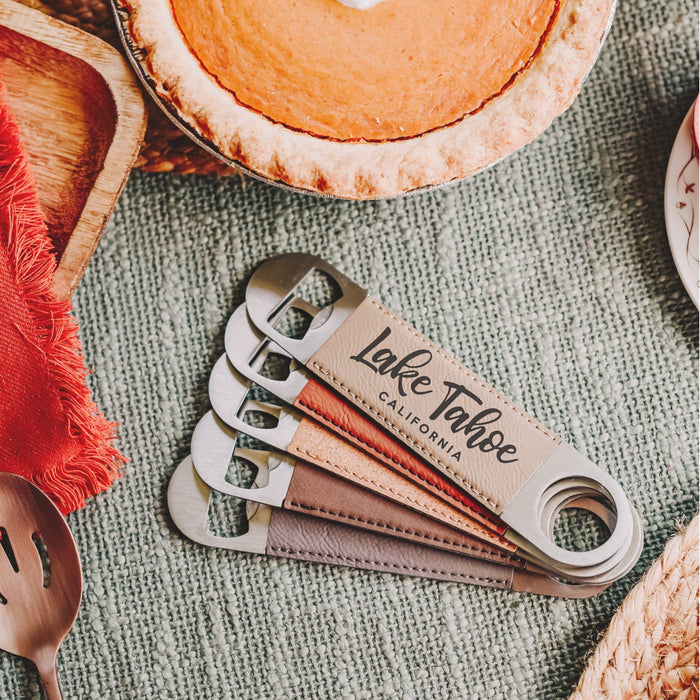 Table Rock Lake Name Bottle Opener - Leatherette