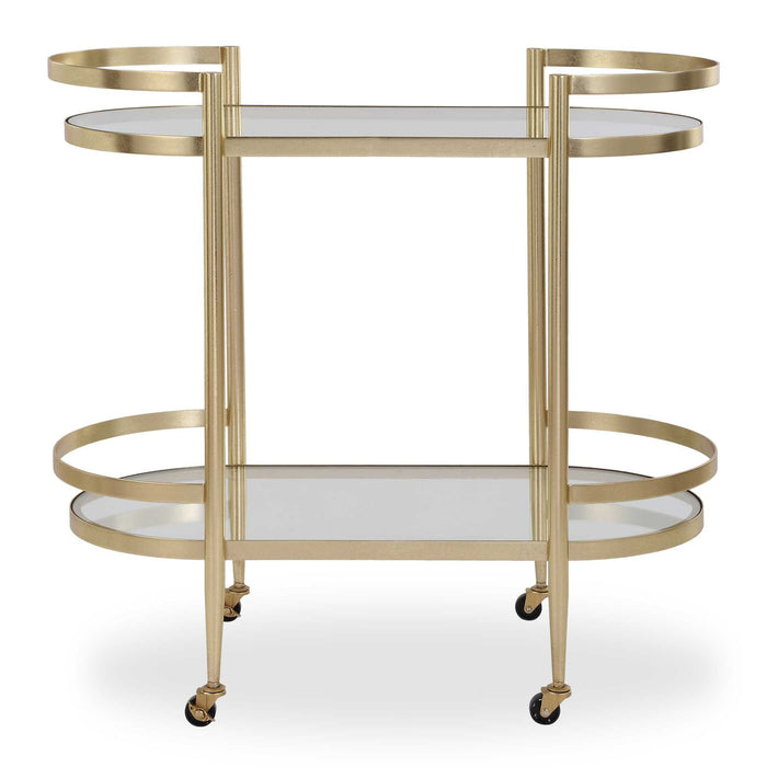 Isabelle - Gold Bar Cart