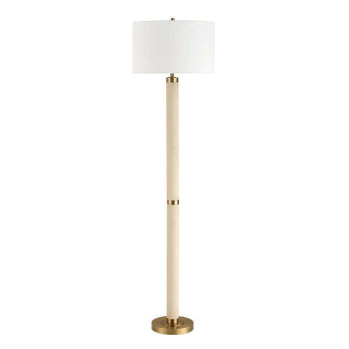 Wessex - Floor Lamp - Gold / White