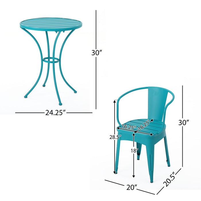 Colmar - 3 Piece Metal Set