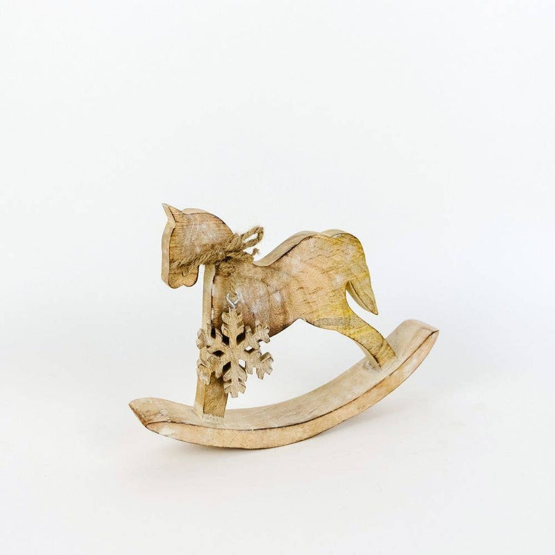 Mango Wood Rocking Horse