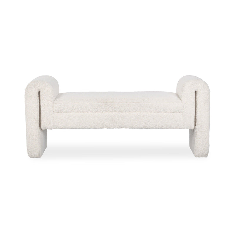 Ada - Bench - Ivory Fleece