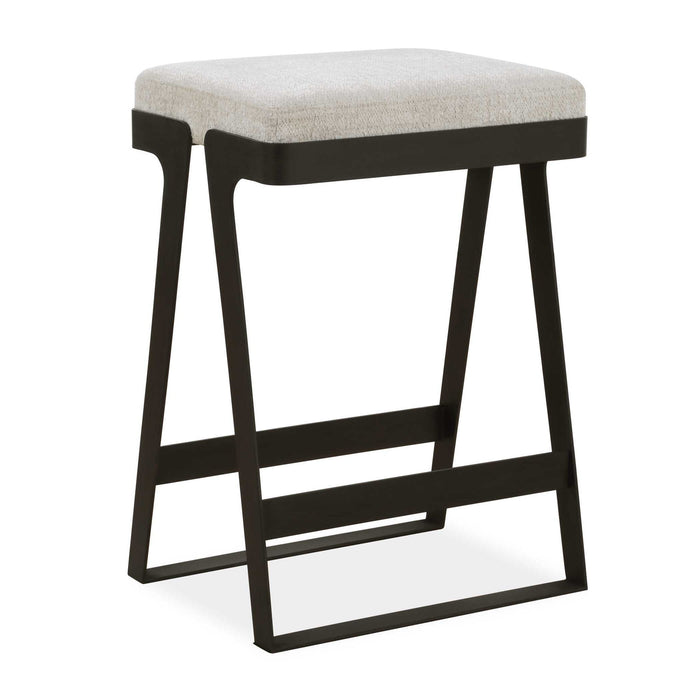 Hover - Iron Counter Stool - Black