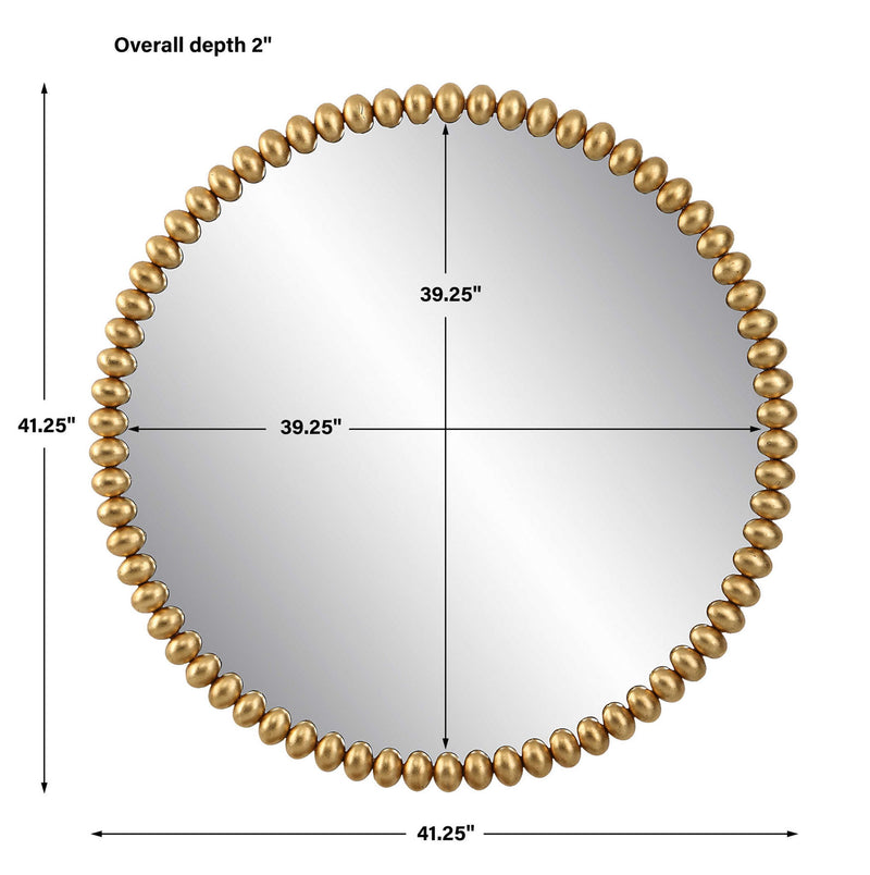 Byzantine - Round Mirror - Gold