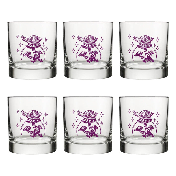 Rocks Glasses | Mushroom Glass | Whiskey Glass | Glassware