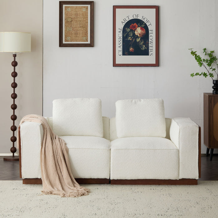 Chita - Modular Sectional Sofa 2 Seater With Larger Seats - Beige