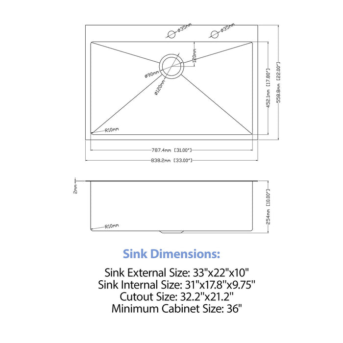 Drop In Kitchen Sink With Pull Down Faucet And Soap Dispenser
