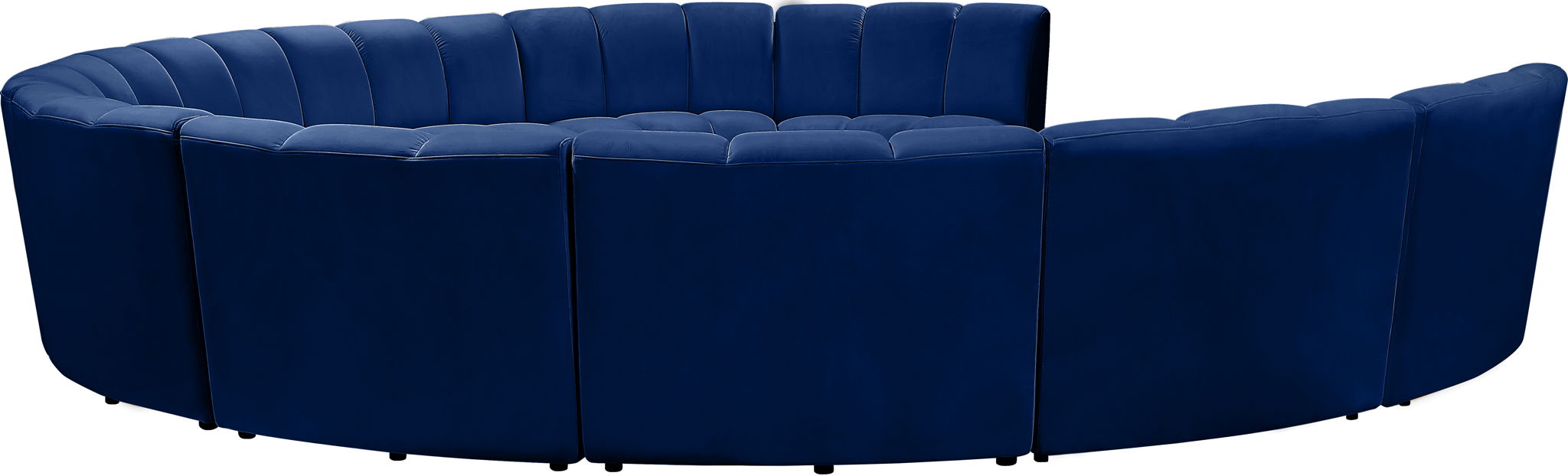 Infinity - 10 Piece Velvet Modular Sectional
