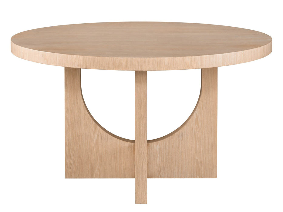 Modern - Callon Round Dining Table - Light Brown