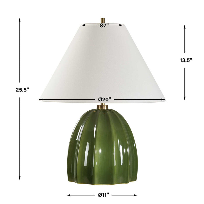 Renna - Table Lamp - Moss Green