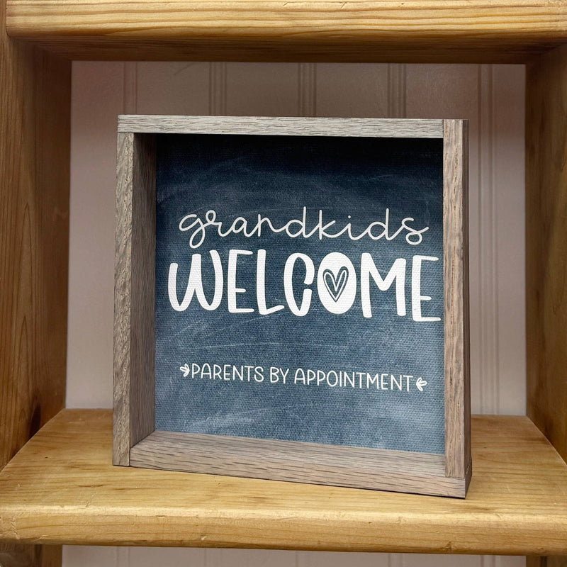 Funny Sign Decor for Grandma's House - Grandkids Welcome