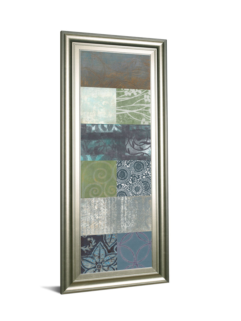 Zen Panel Il By Vision Studio - Framed Print Wall Art - Dark Gray