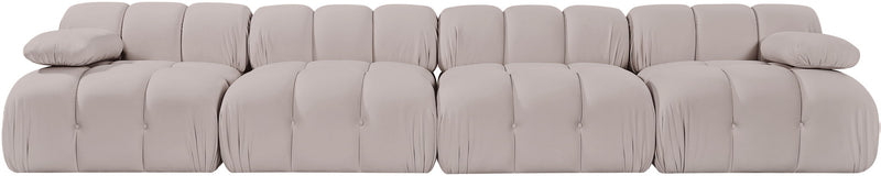 Orin - Velvet 4 Piece Modular Sofa