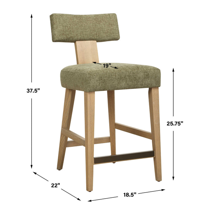 Elysian - Counter Stool - Moss