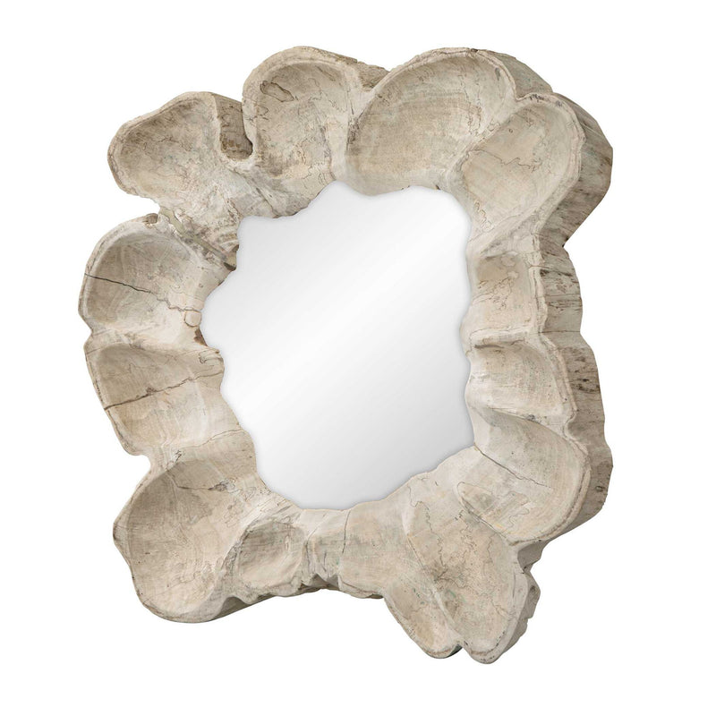 Ariadne - Round Mirror - Woodtone