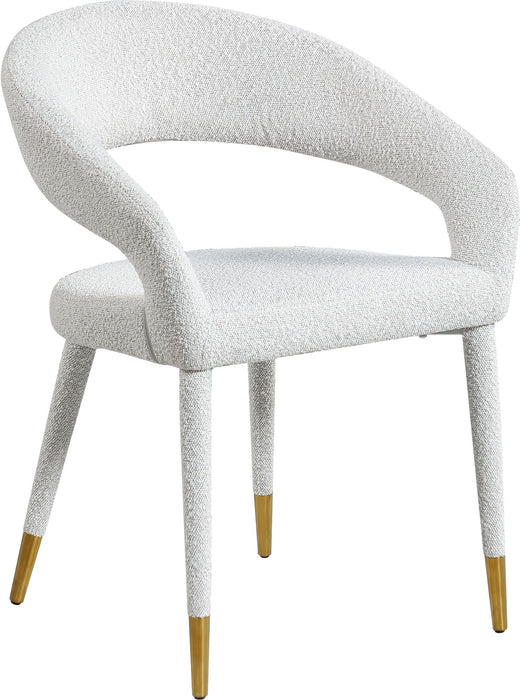 Destiny - Fabric Dining Chair - Cream