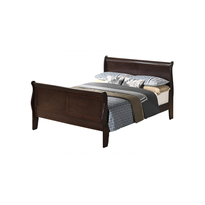 Panel Sleigh Bed