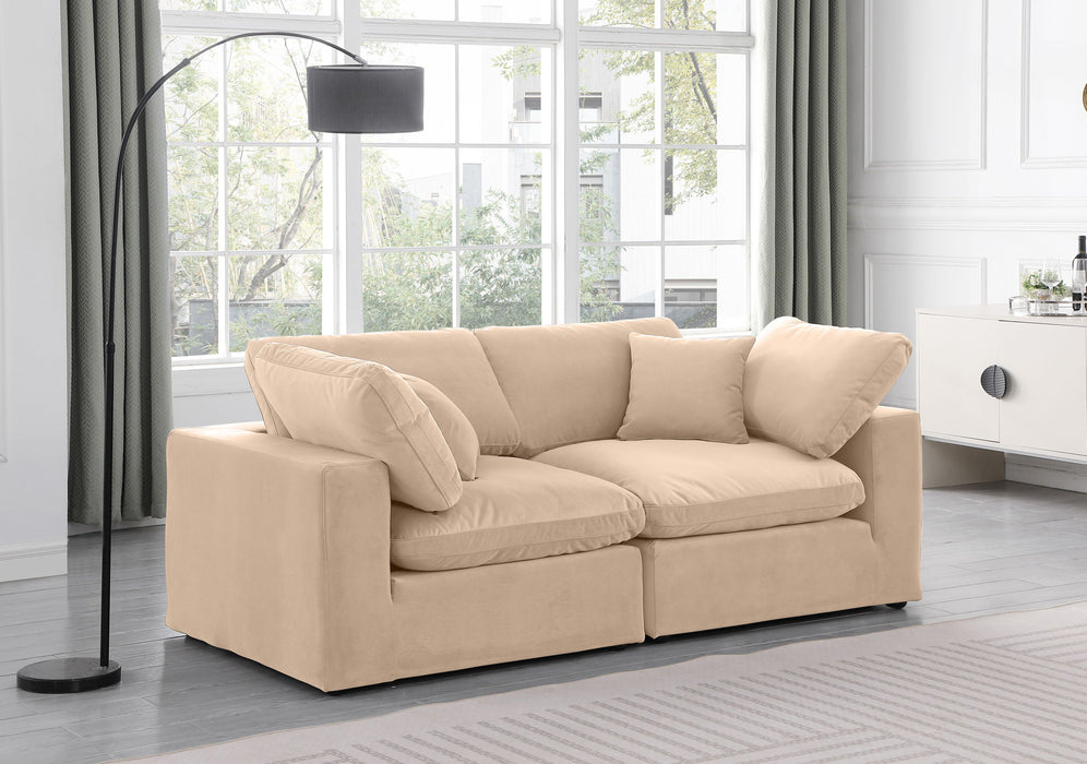 Comfy - Velvet Modular Sofa 2 Seats