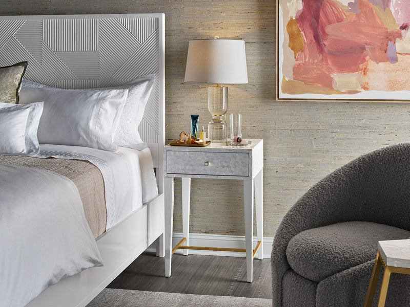 Love. Joy. Bliss.-Miranda Kerr Home - Love Joy Bliss Bedside Table - White
