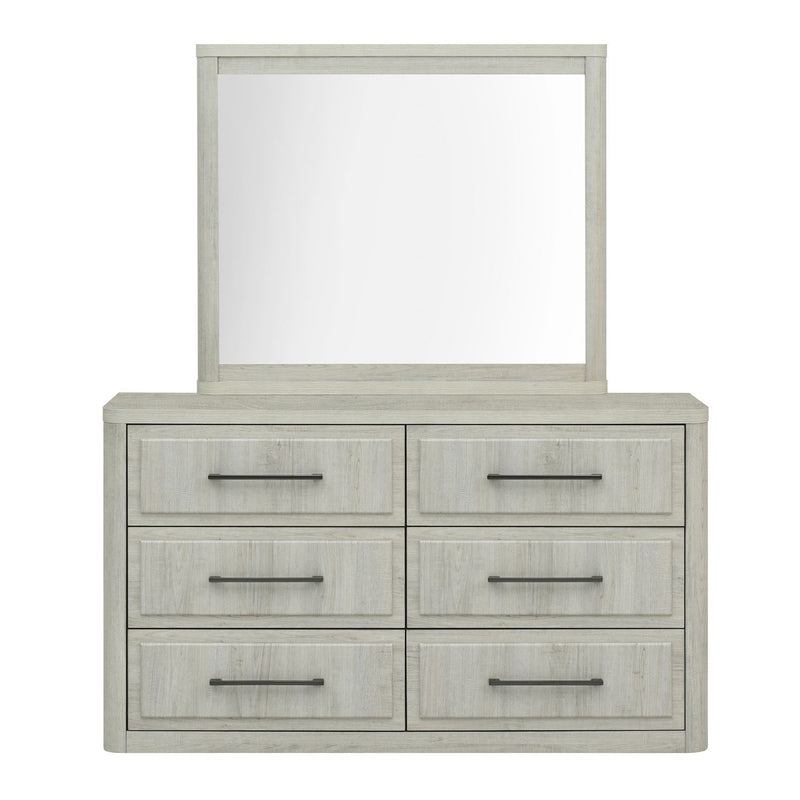 Modern Play - Dresser & Mirror - Natural White