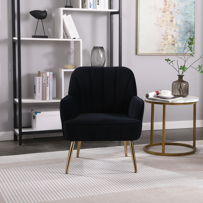 Modern Mid-Century Chair Tufted Sherpa Armchair For Living Room Bedroom Office