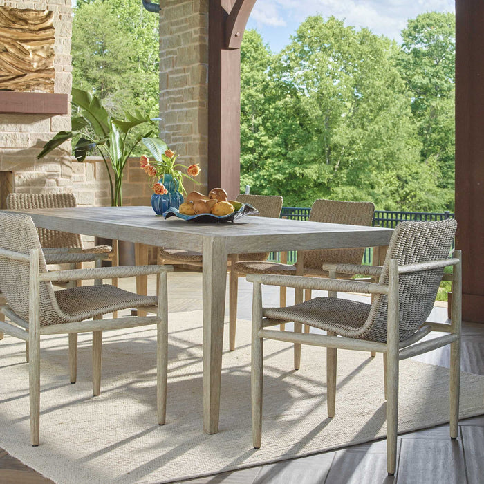 Sumba - Wicker Outdoor Dining Chair - Gray