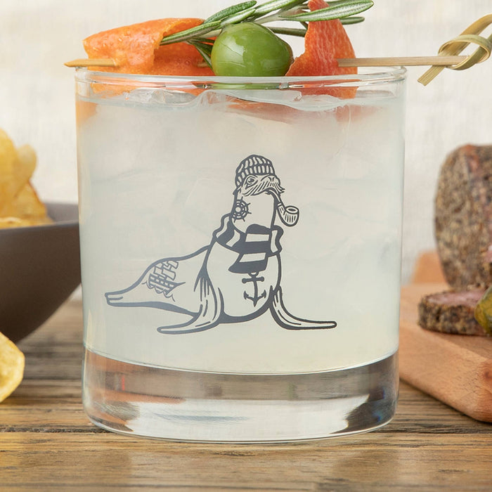 Rocks Glass | Sealion Glass | Coastal Glasses | Lighthouse