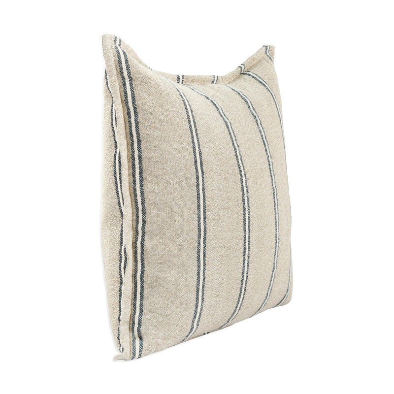 Delgada - 26" x 26" Pillow - Natural / Blue