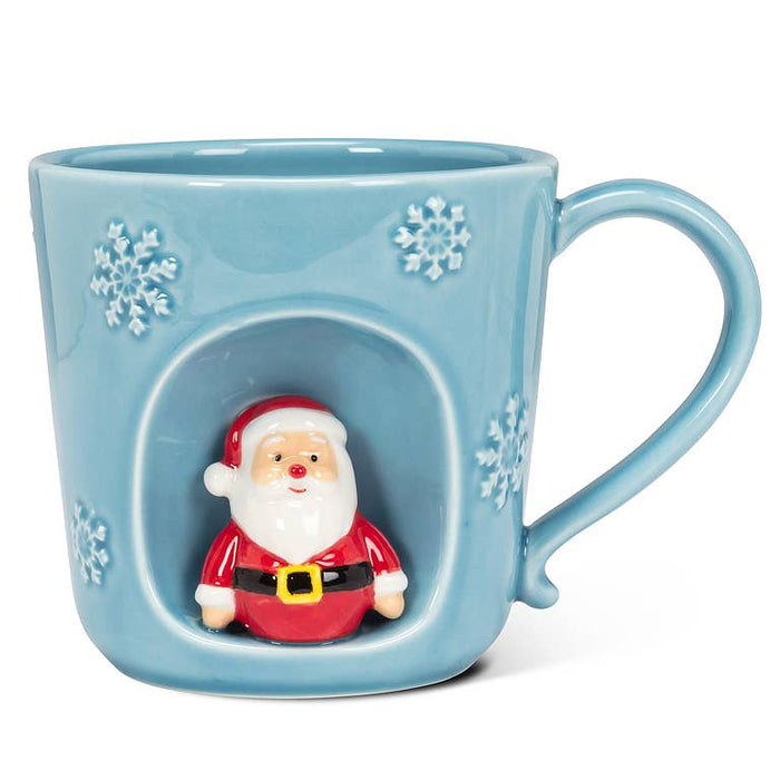 Snowflake Mug with Holiday Characters
