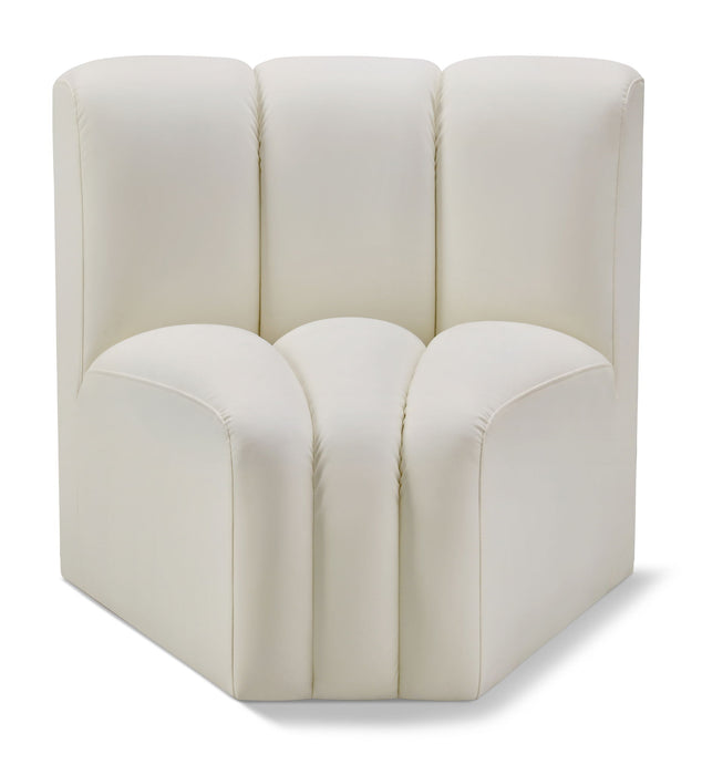 Arc - Faux Leather Curved Corner Chair