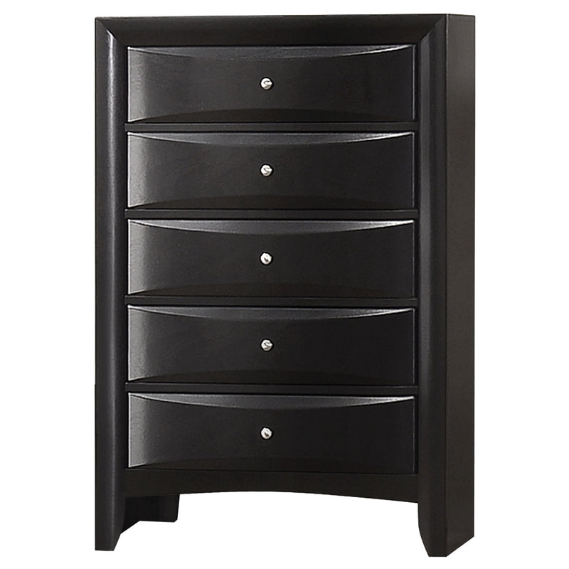 Palamino - 5 Drawer Bedroom Chest - Black