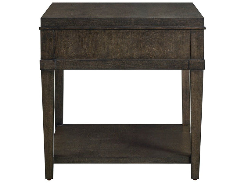 Fenwick - End Table - Dark Brown