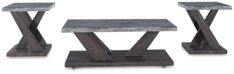Bensonale - Occasional Table Set (Set of 3) - Brown / Gray