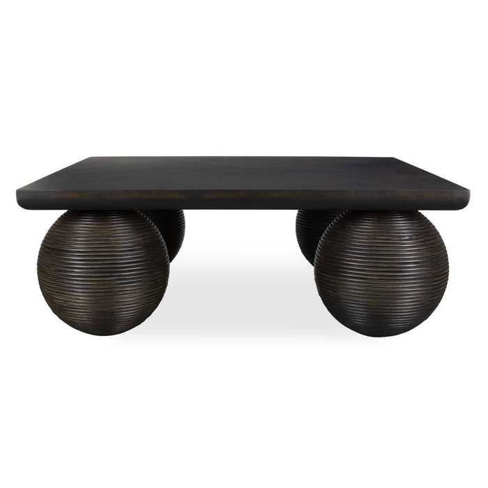 Kasson - Sphere Leg Coffee Table - Black
