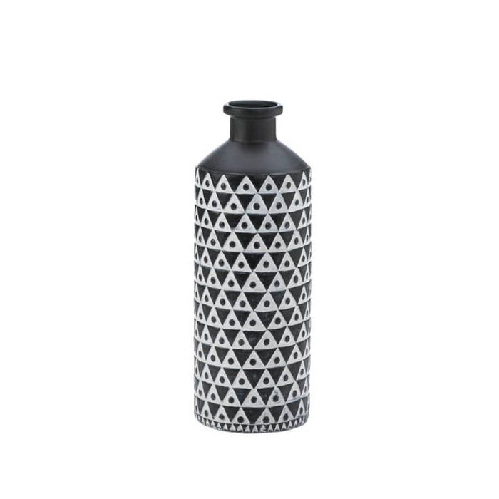 Black and White Mazara Vase